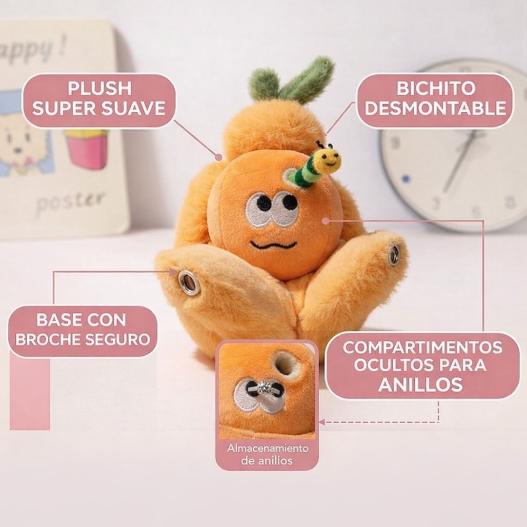 Peluche desplegable sorpresa